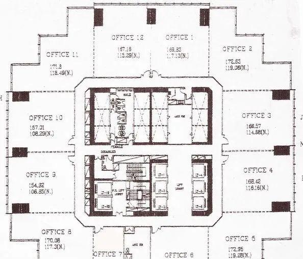 中信广场写字楼多少钱一平方米__中信大厦写字楼租金