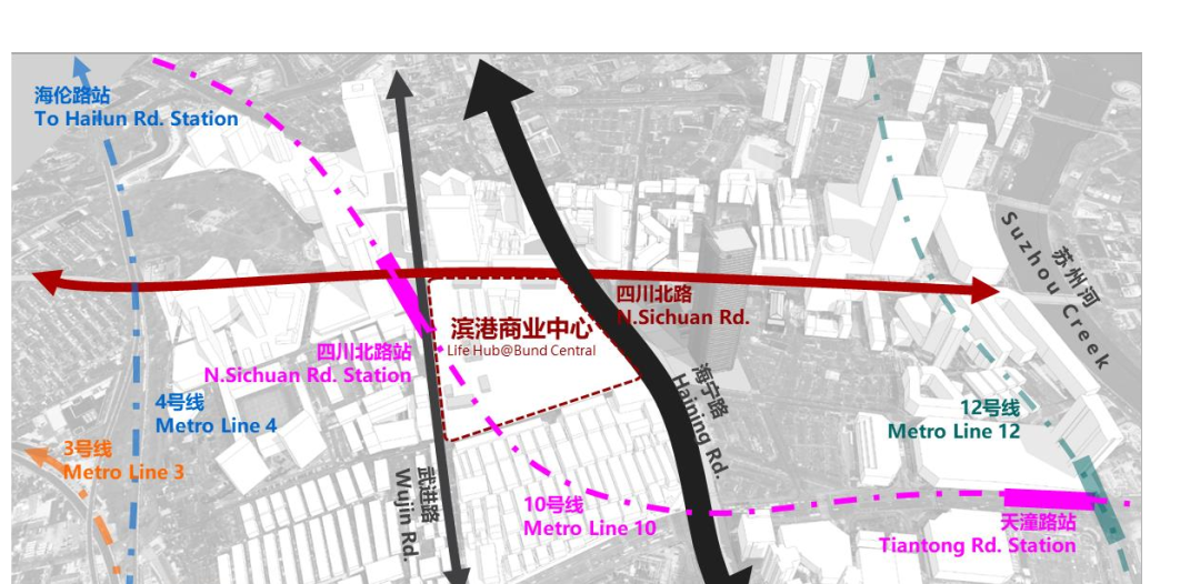 滨港商业中心-虹口四川北路商业复兴新起点30万方体量加注150亿_滨港商业中心-虹口四川北路商业复兴新起点30万方体量加注150亿_