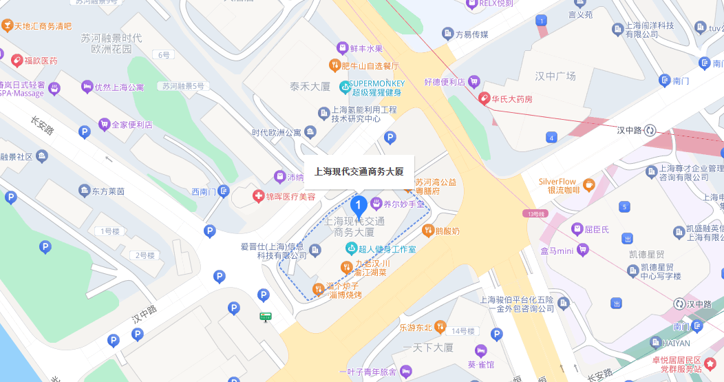 _上海现代交通商务大厦ui设计_上海现代商务交通大厦