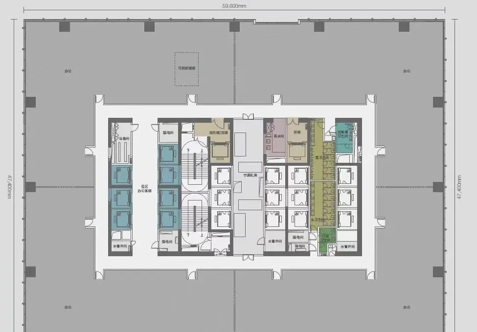_上海静安区办公室设计_静安办公园区建筑设计公司