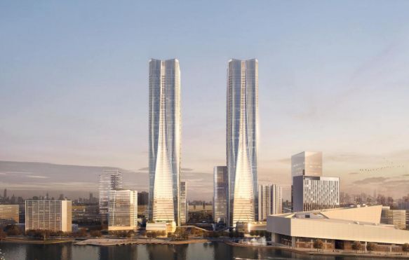 张江科学城 张江双子塔 精英企业的首选 — 办公楼火爆出租中